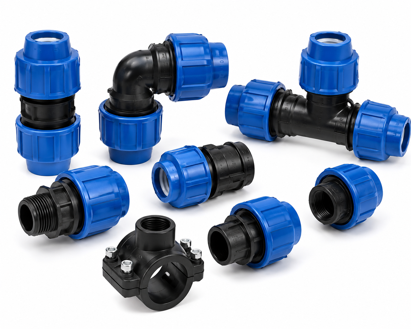 HDPE PIPE FITTINGS & GATE VALVES