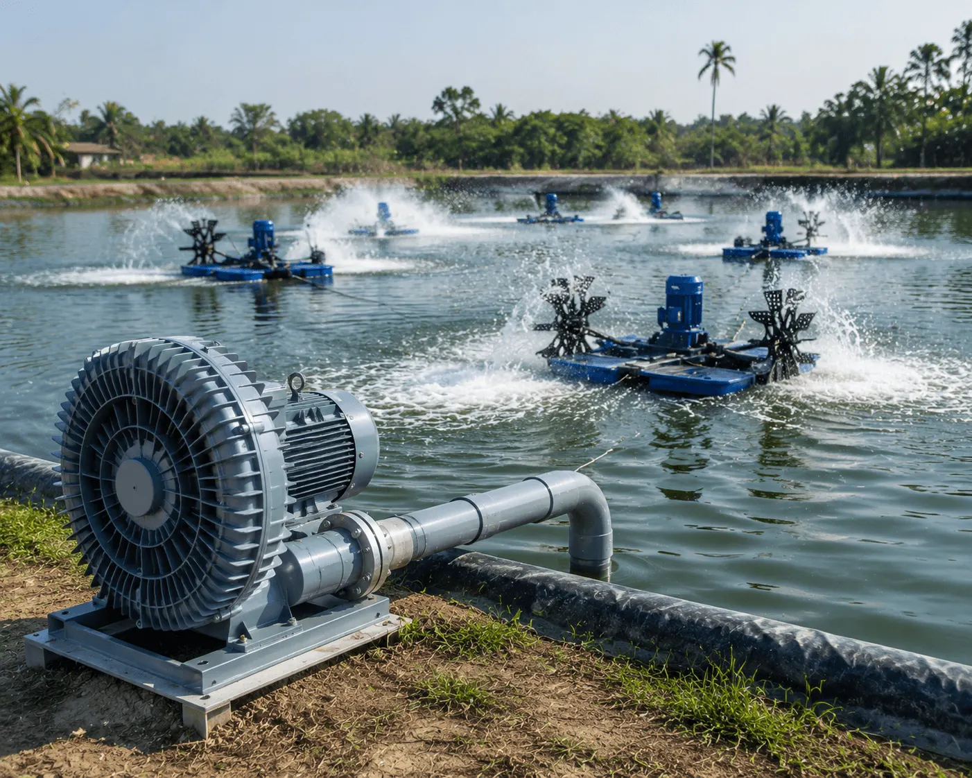 Fish Pond Aerator Oxygen Blower