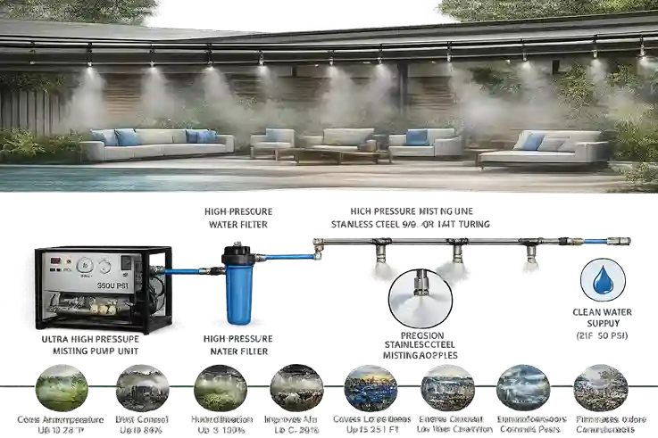 ULTRA HIGH PRESSURE MISTING SYSTEM