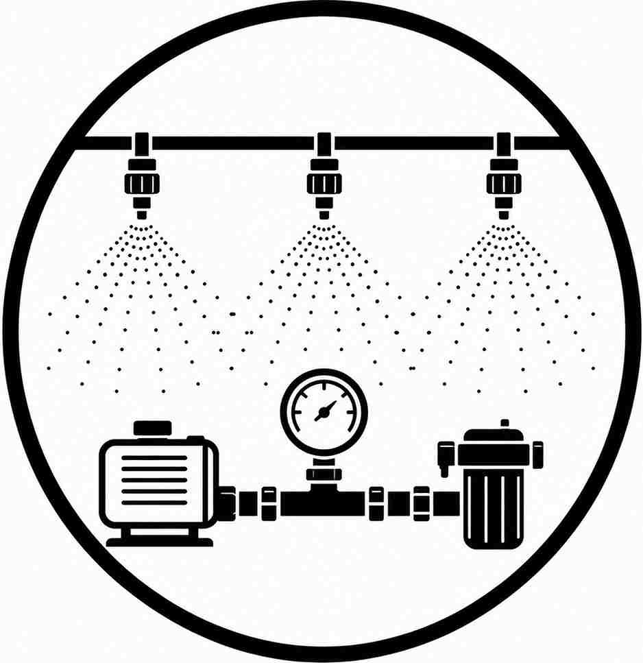 High Pressure Misting System