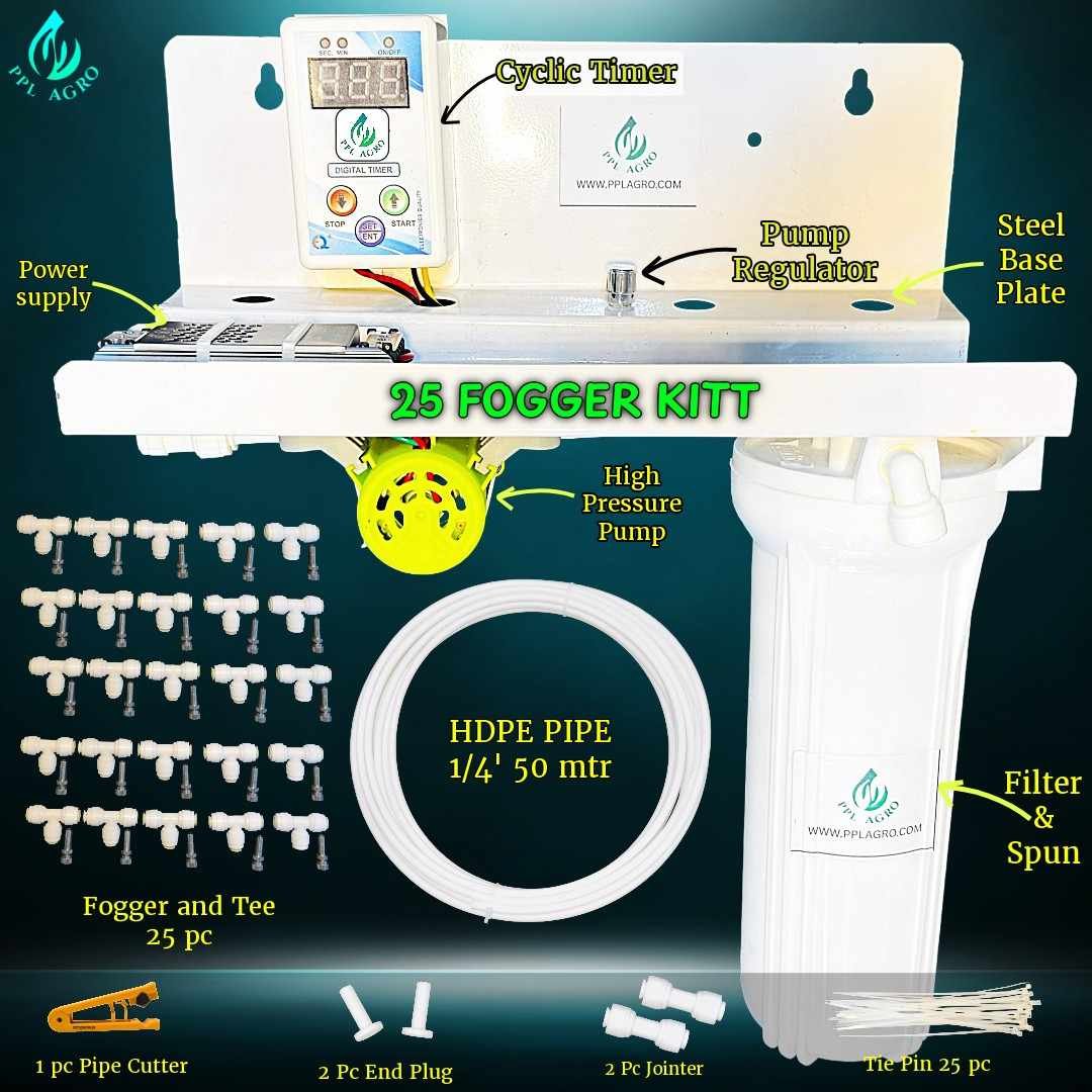 25 Fogger Kitt With Timer & Regulator ( Area 625 sq ft / 40 mtr ) product image