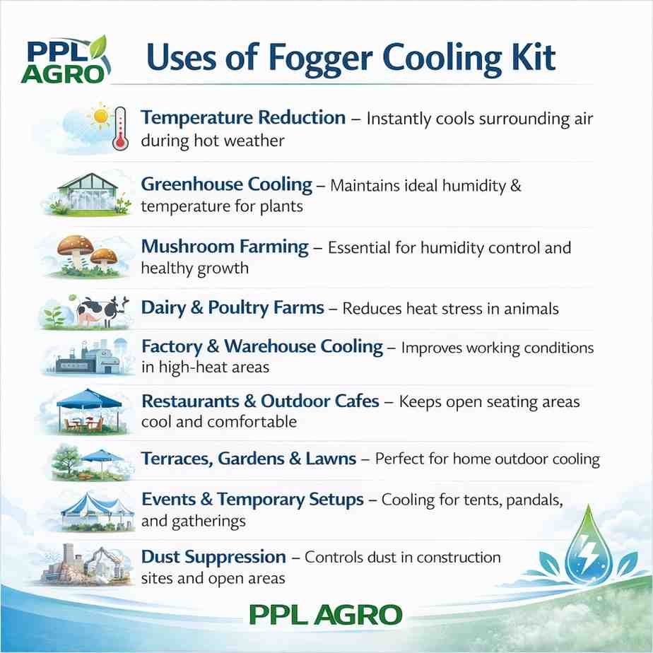 100 Fogger Kitt With Timer & Regulator ( Area 2500 sq ft / 170 mtr ) thumbnail