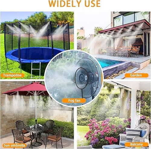 700 Ft Line | 100 Nozzle Power – 7000 Sq Ft High Pressure Ultra Cooling Misting Solution thumbnail