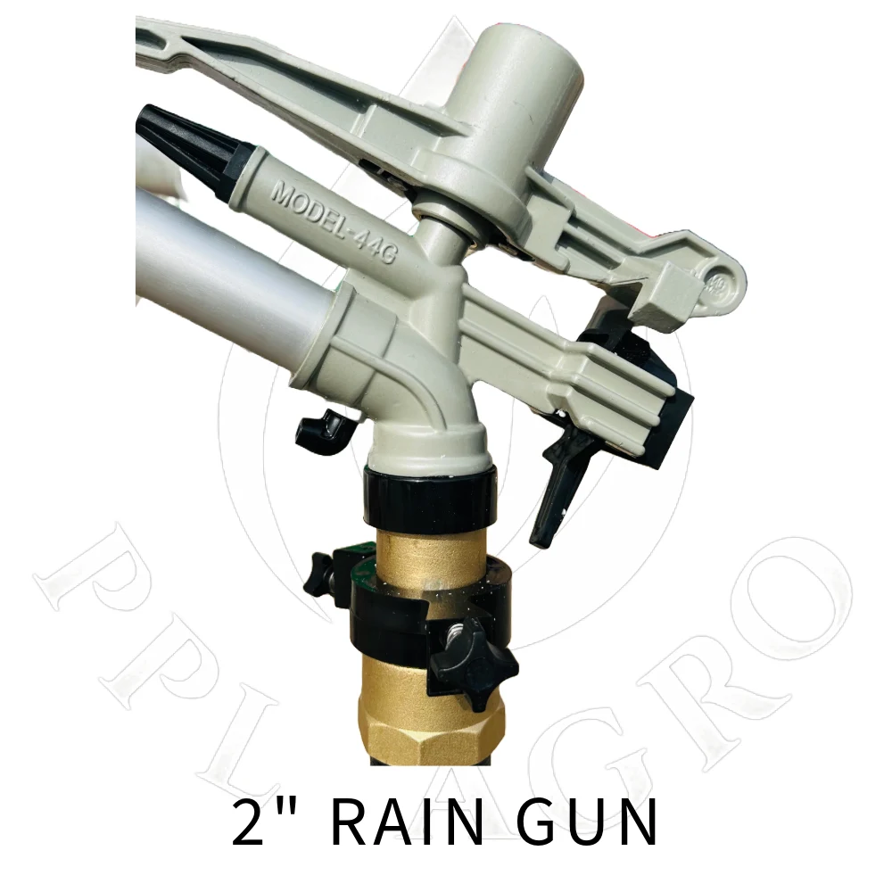 Automatic Flamingo 2 Inch Rain Gun  – 260 Ft Diameter Coverage | 3 Nozzle Agriculture Irrigation Rain Gun thumbnail