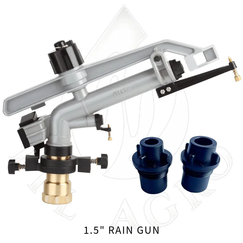 Automatic 1.5 Inch Rain Gun – 230 Ft Diameter Coverage | Heavy Duty Agriculture Irrigation Rain Gun