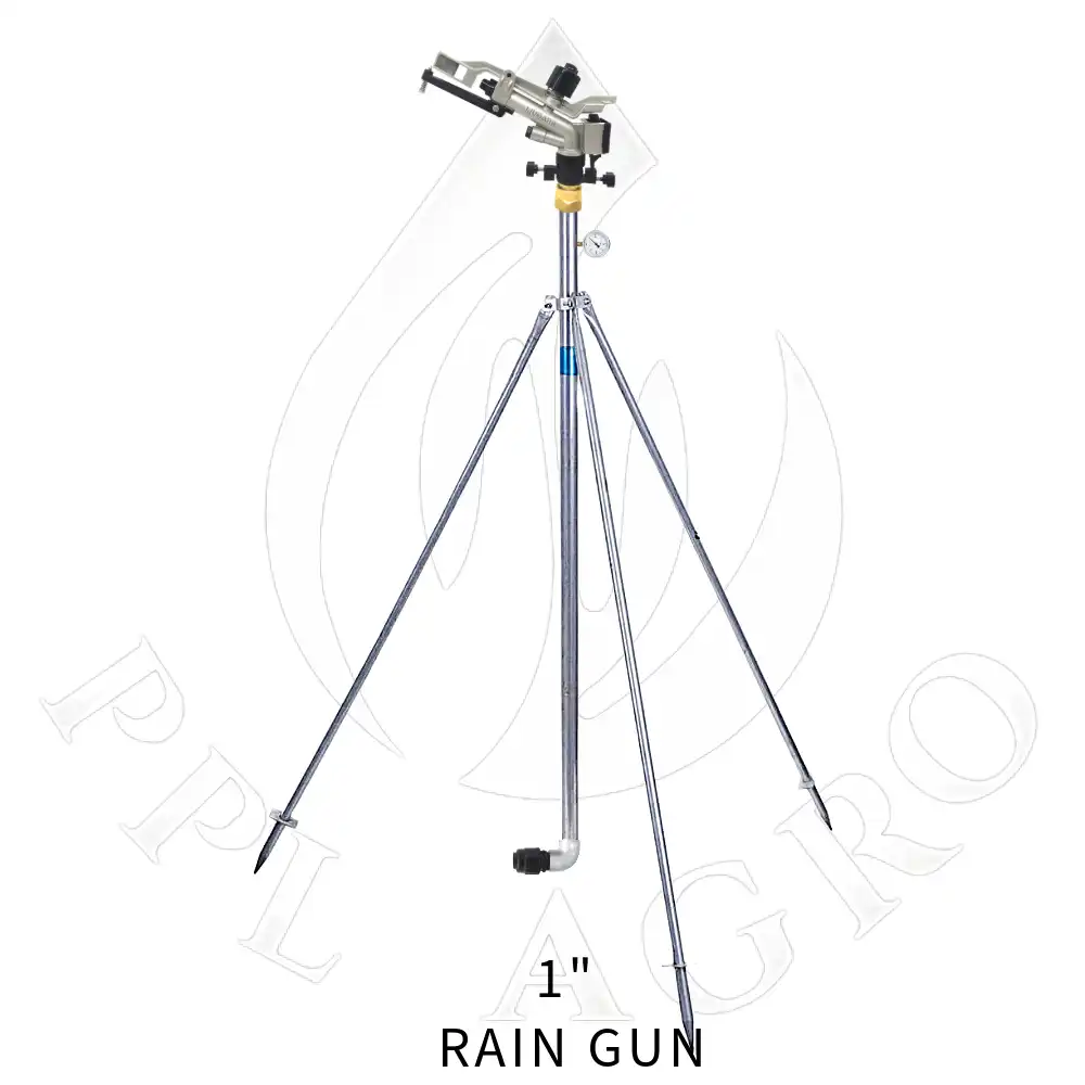 1 Inch Brass Rain Gun With Stand | 160 Ft Diameter Coverage