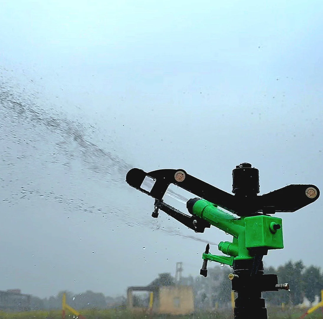 1 Inch Premium PVC Rain Gun With Stand | 160 Ft Diameter Coverage thumbnail