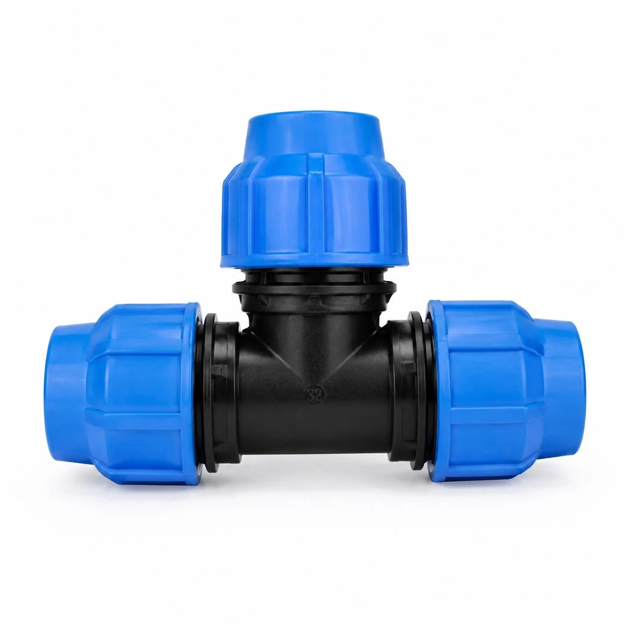 Tee Premium HDPE Compression Fittings for Irrigation & Water Supply Systems product image