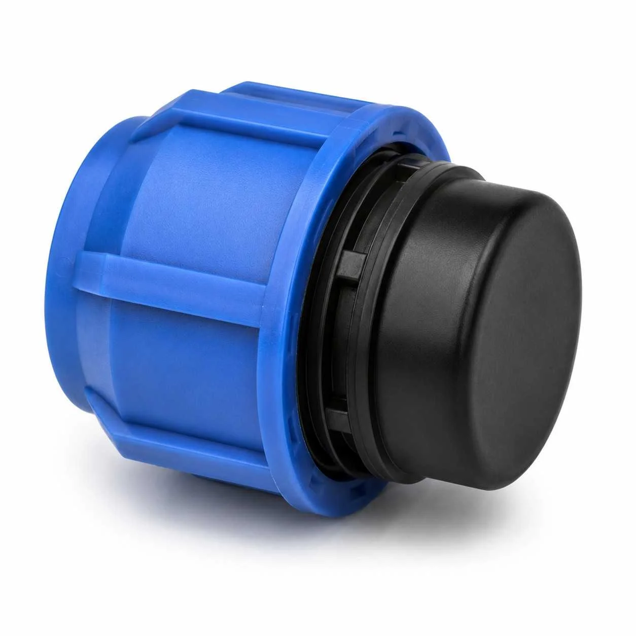 End Cap Premium HDPE Compression Fittings for Irrigation & Water Supply Systems product image