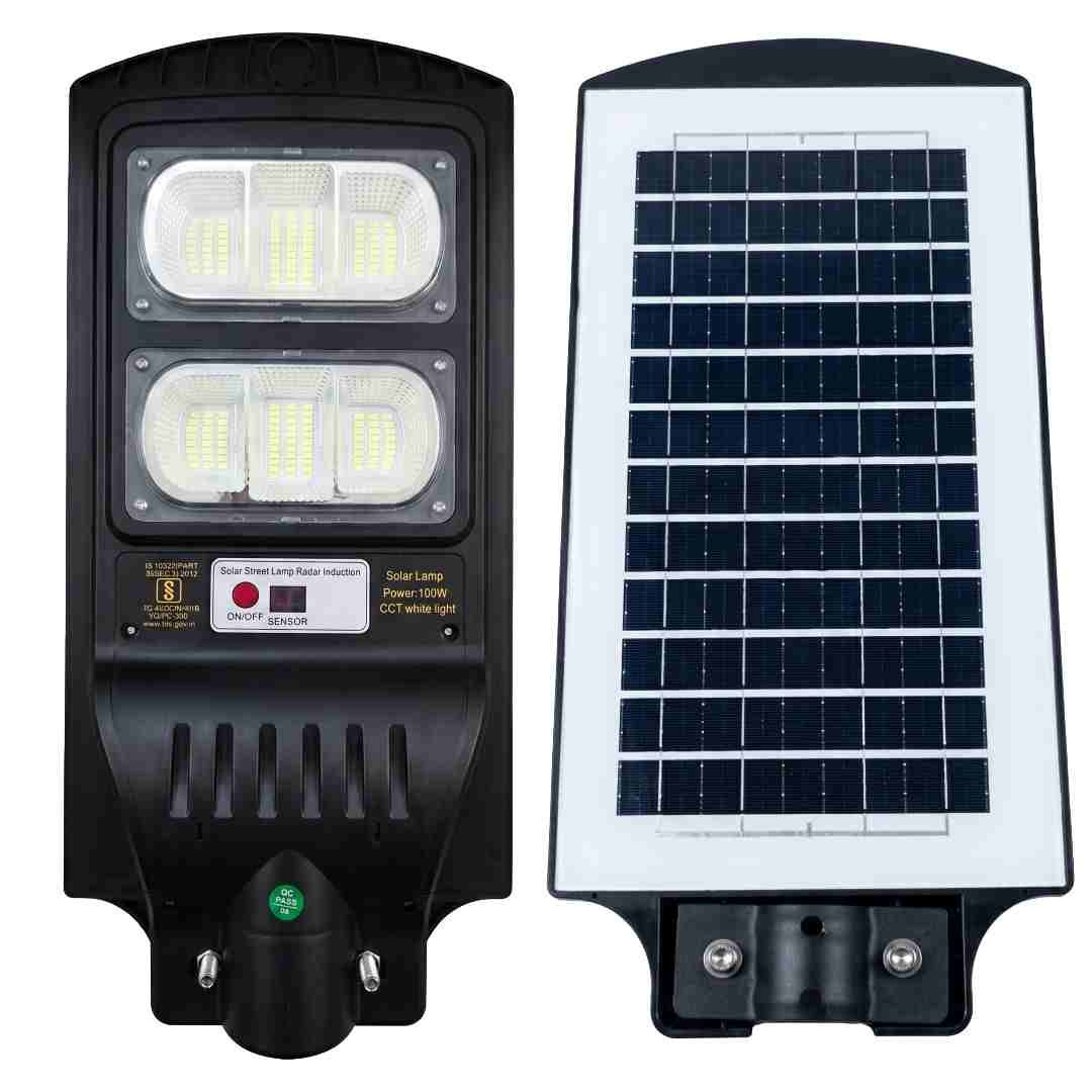 🌞 100W Solar All In One Street Light | LiFePO4 Battery | Radar Motion Sensor | 2 Year Warranty