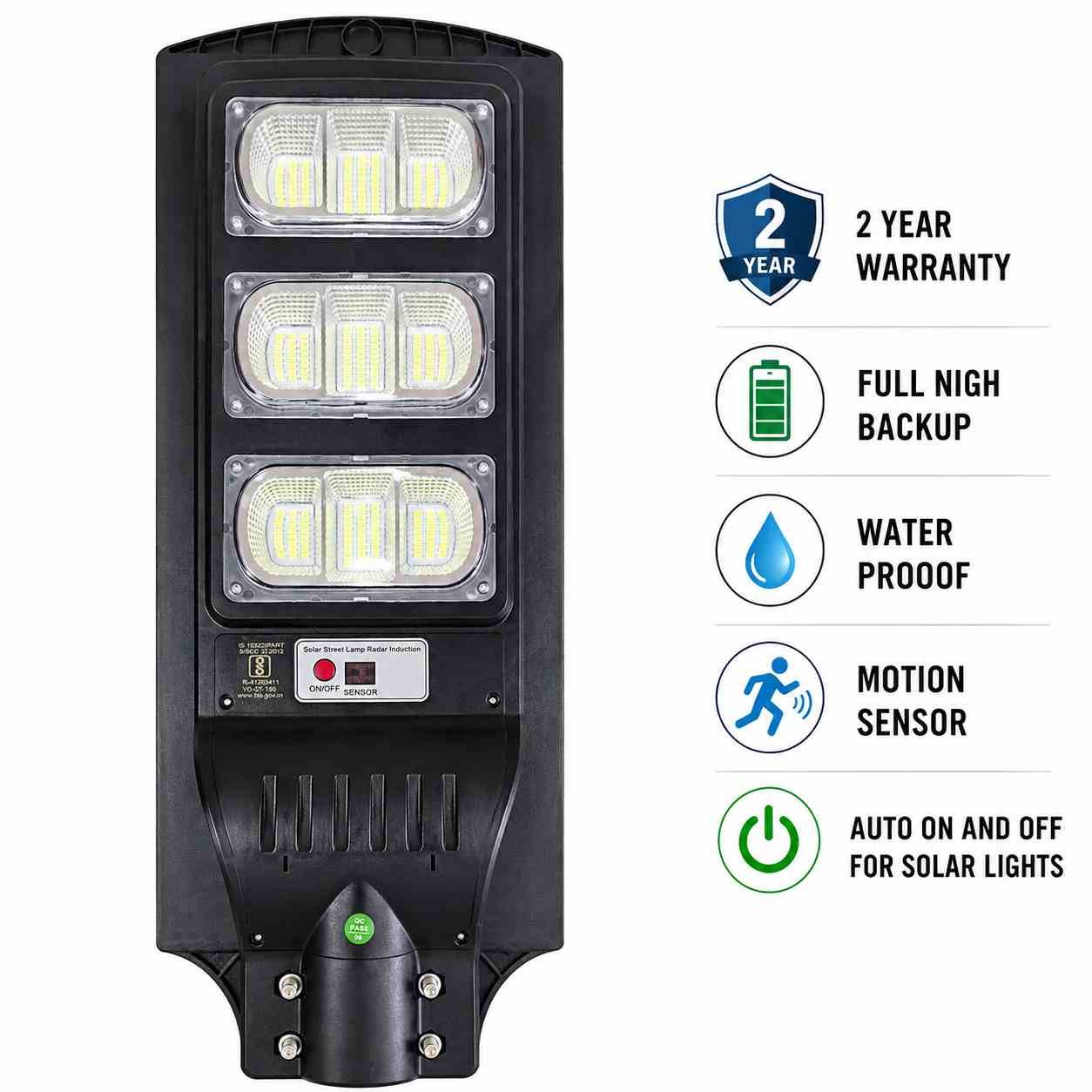 🌞 150W Solar All In One Street Light | LiFePO4 Battery | Radar Motion Sensor | 2 Year Warranty thumbnail