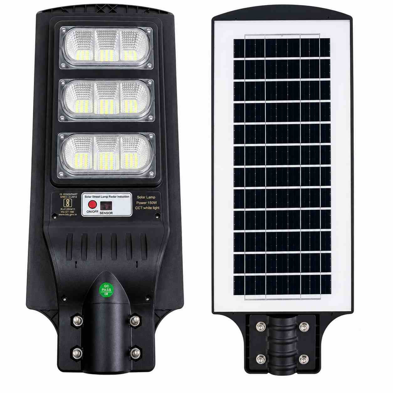 🌞 150W Solar All In One Street Light | LiFePO4 Battery | Radar Motion Sensor | 2 Year Warranty