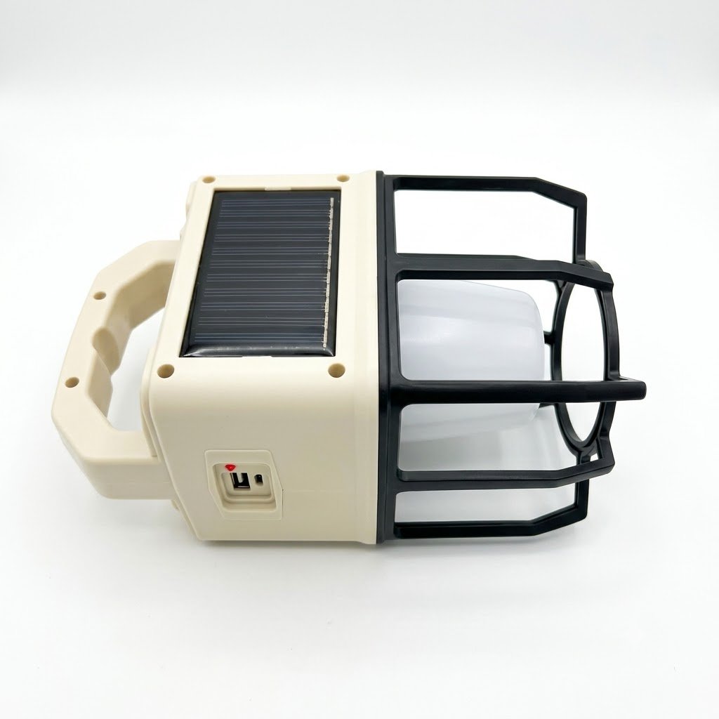 3-in-1 Portable Solar Emergency Light: Lantern, Flashlight & Work Light thumbnail