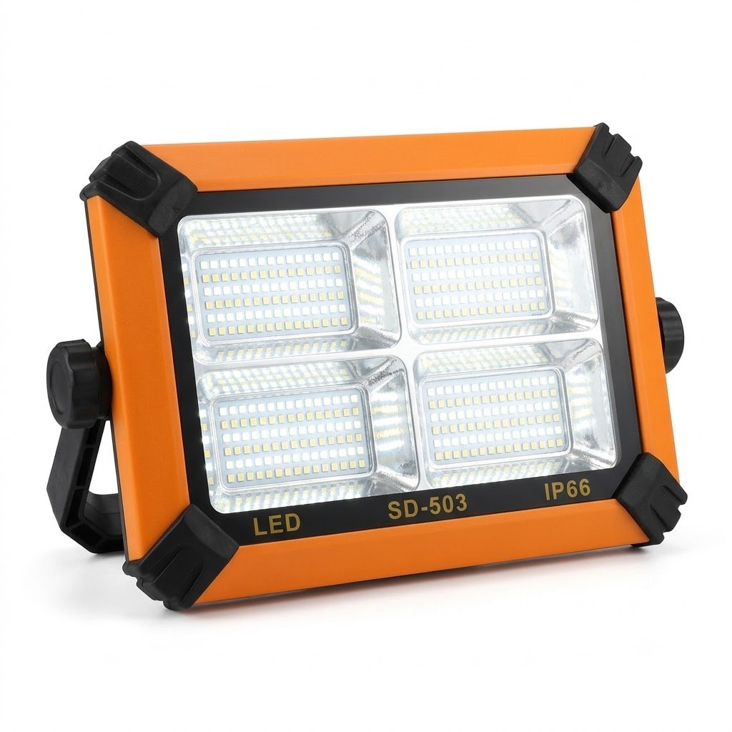 Portable 4-in-1 Magnetic Solar Work Light with Torch & Emergency Mode thumbnail