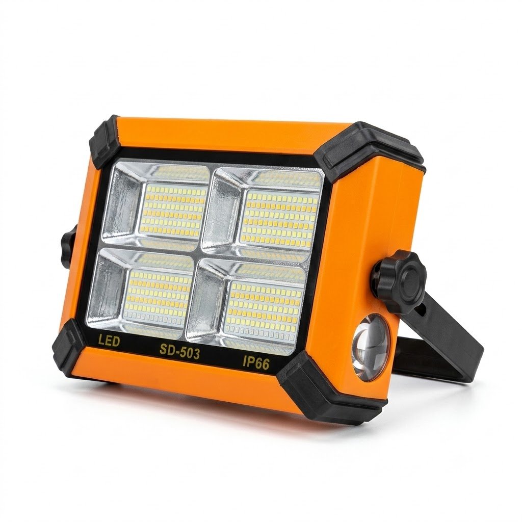 Portable 4-in-1 Magnetic Solar Work Light with Torch & Emergency Mode thumbnail