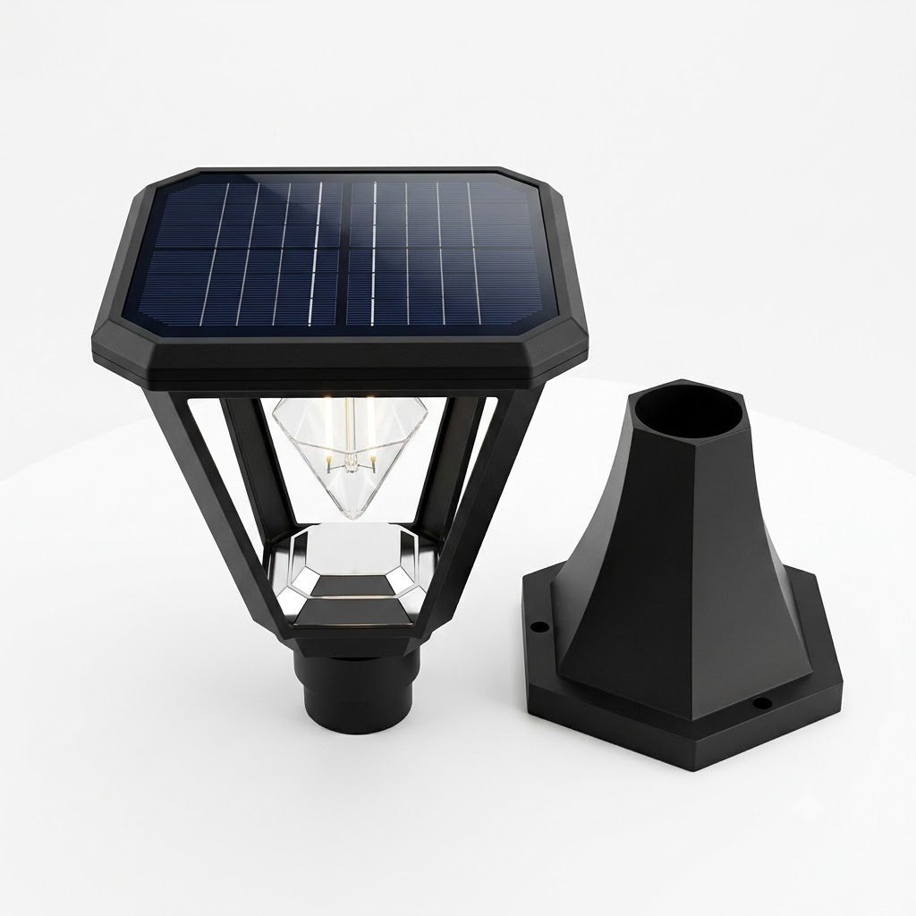 Solar Pillar Light – Diamond Tungsten Lamp | Warm White thumbnail