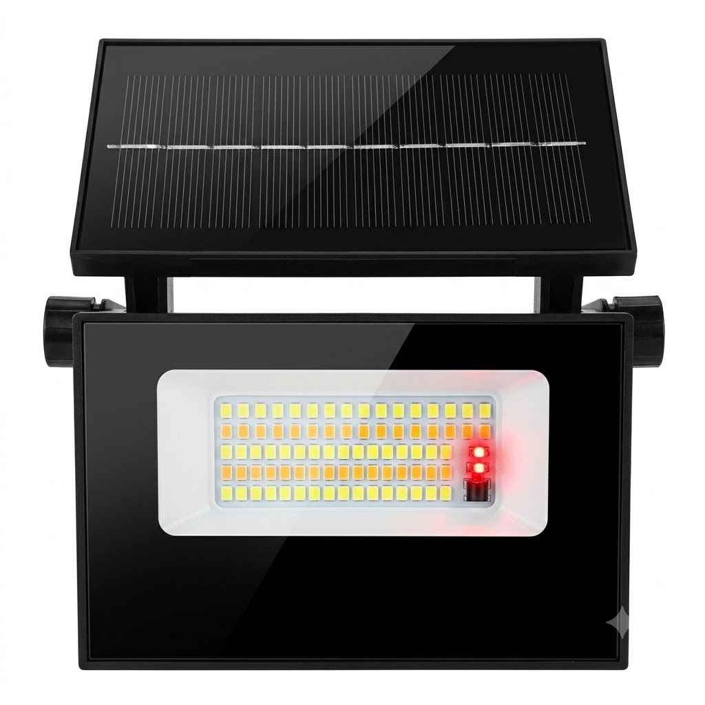 All-in-One 10W Solar LED Wall Light with Adjustable Solar Panel & Remote Control thumbnail