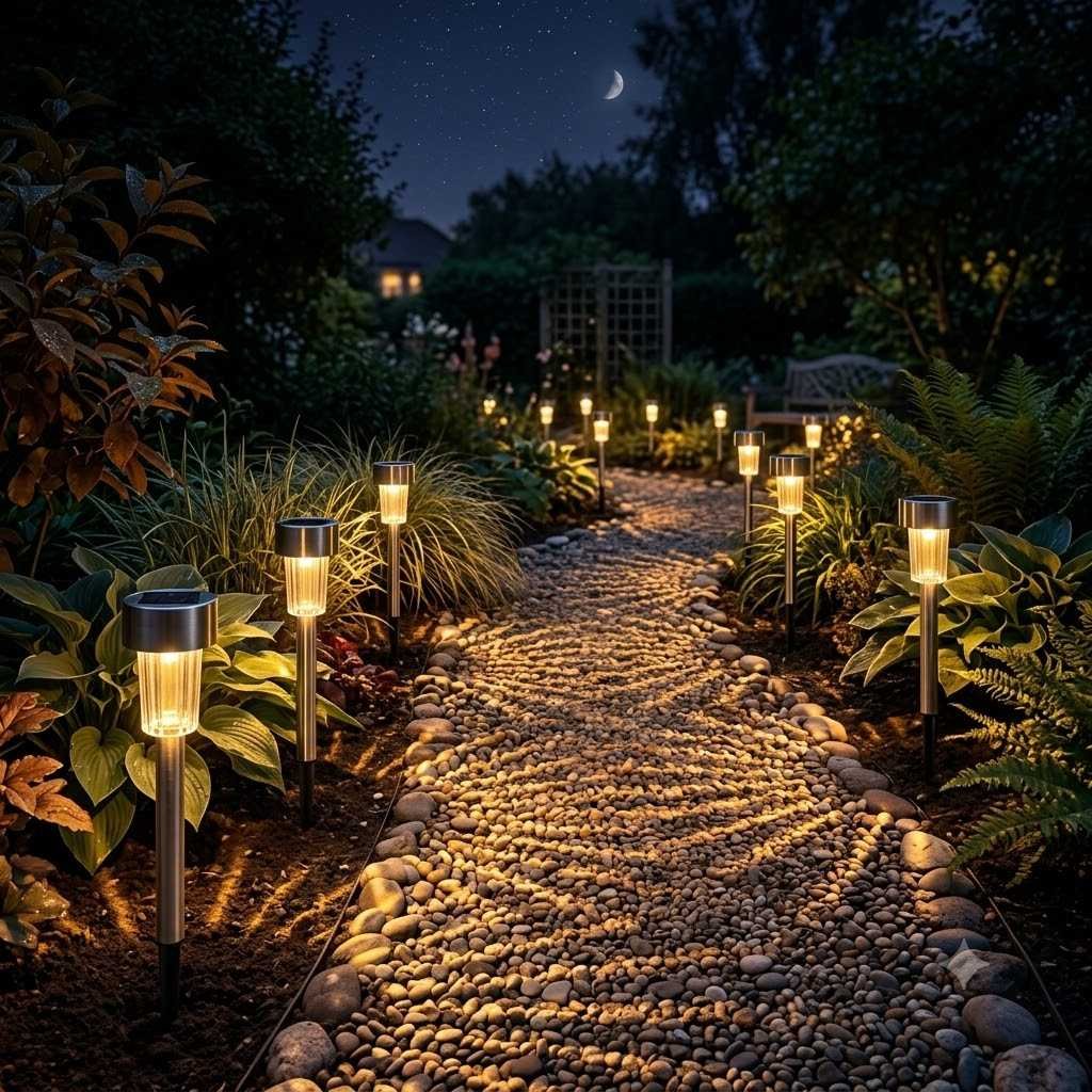 Spike Solar-Style Rechargeable Garden Ground Light ( 12 PC ) thumbnail