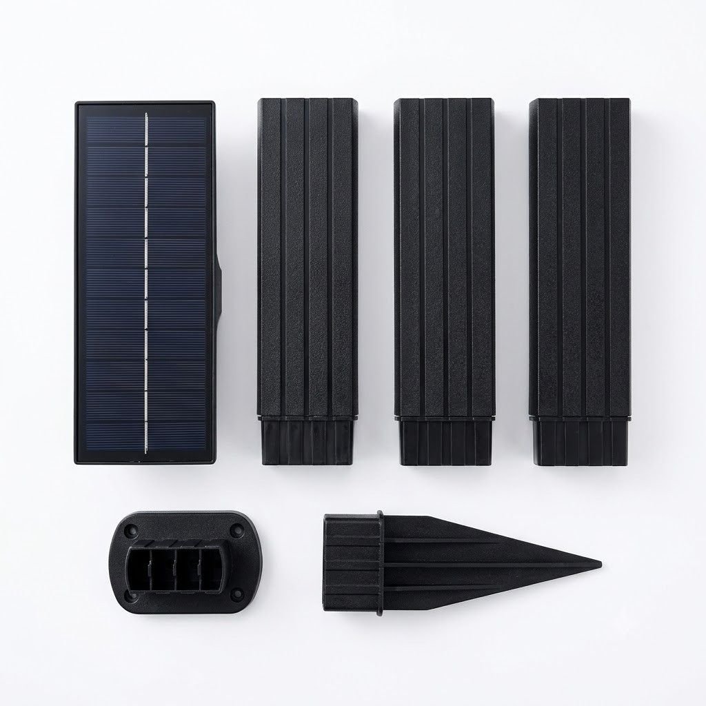 Solar Double Lens Pathway Garden Light ( 2 pc ) thumbnail