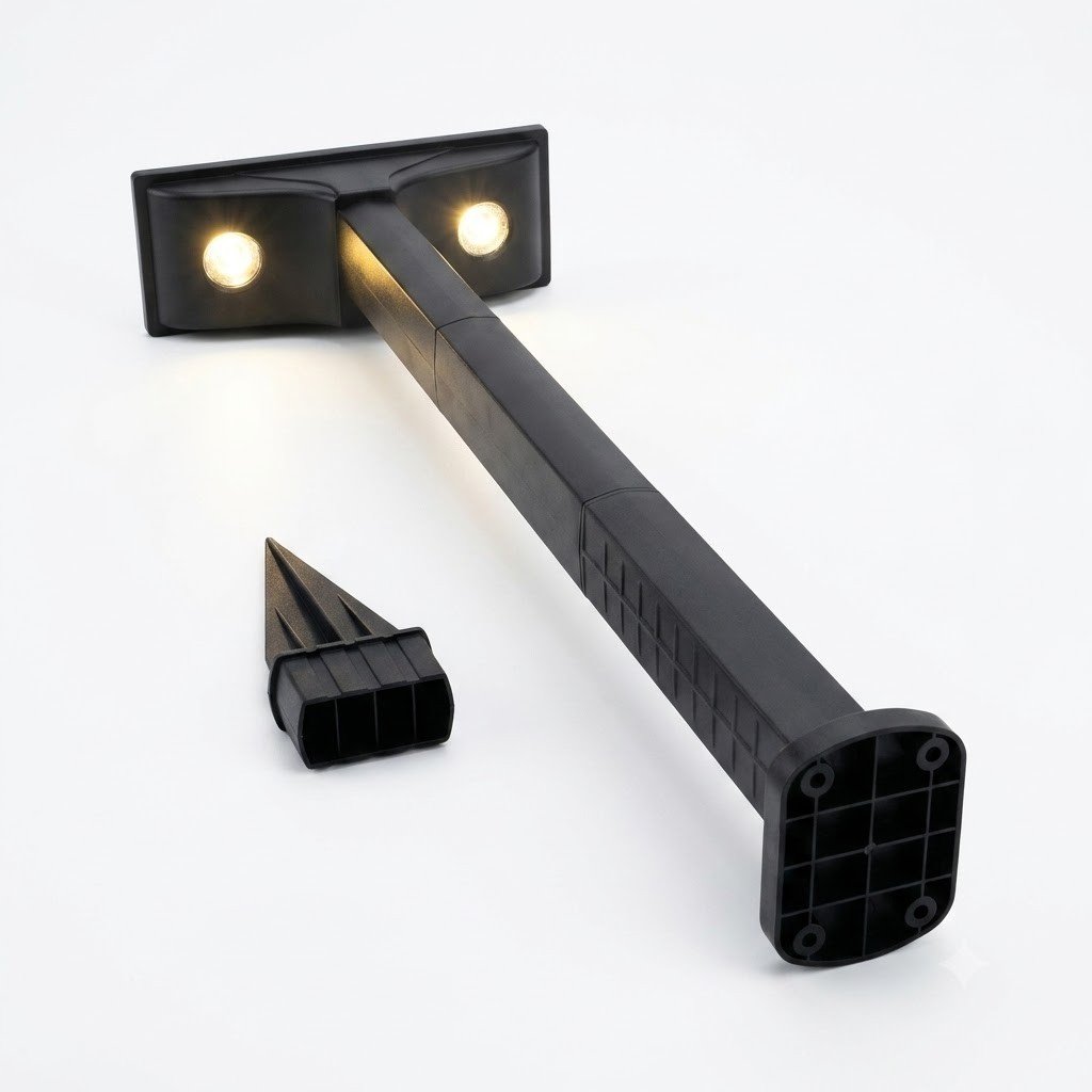 Solar Double Lens Pathway Garden Light ( 2 pc ) thumbnail
