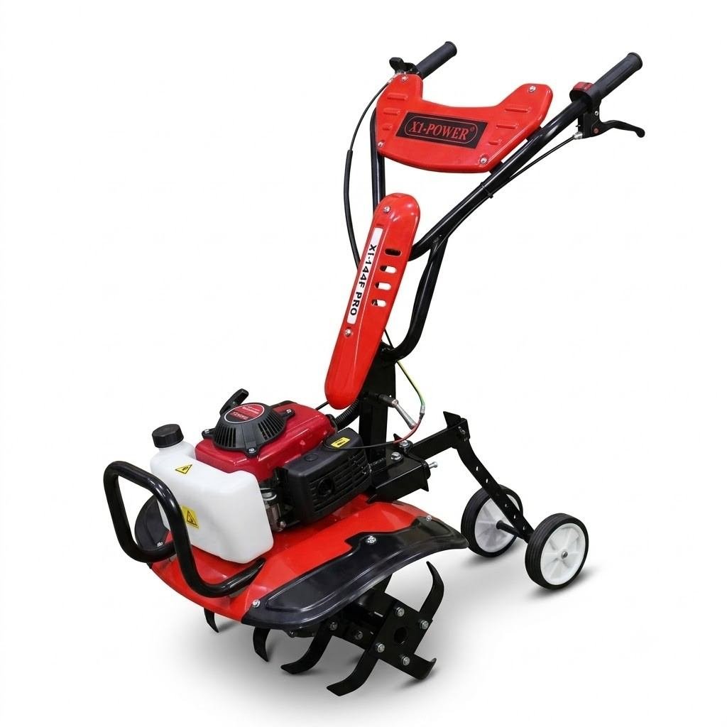 Heavy Duty 70cc 4-Stroke Mini Power Weeder with Electric Start & 16 Router Blades thumbnail