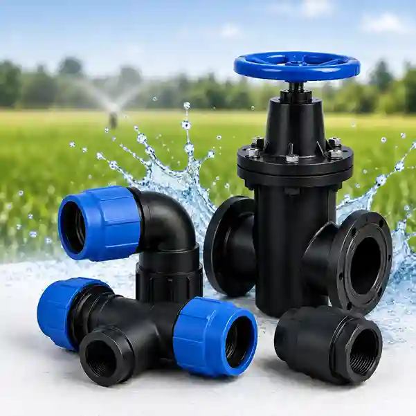 Hdpe Pipe Fittings & Gate Valves
